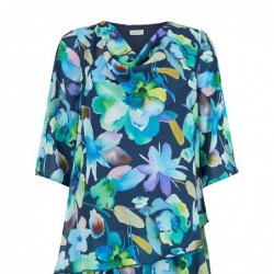 LAGEN-KLEID BLUMEN von TIA - LONDON