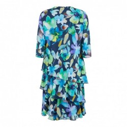 LAGEN-KLEID BLUMEN von TIA - LONDON