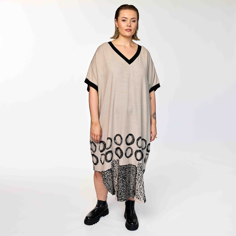 NIA DRESS V-AUSSCHNITT von GOZZIP