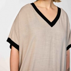 NIA DRESS V-AUSSCHNITT von GOZZIP