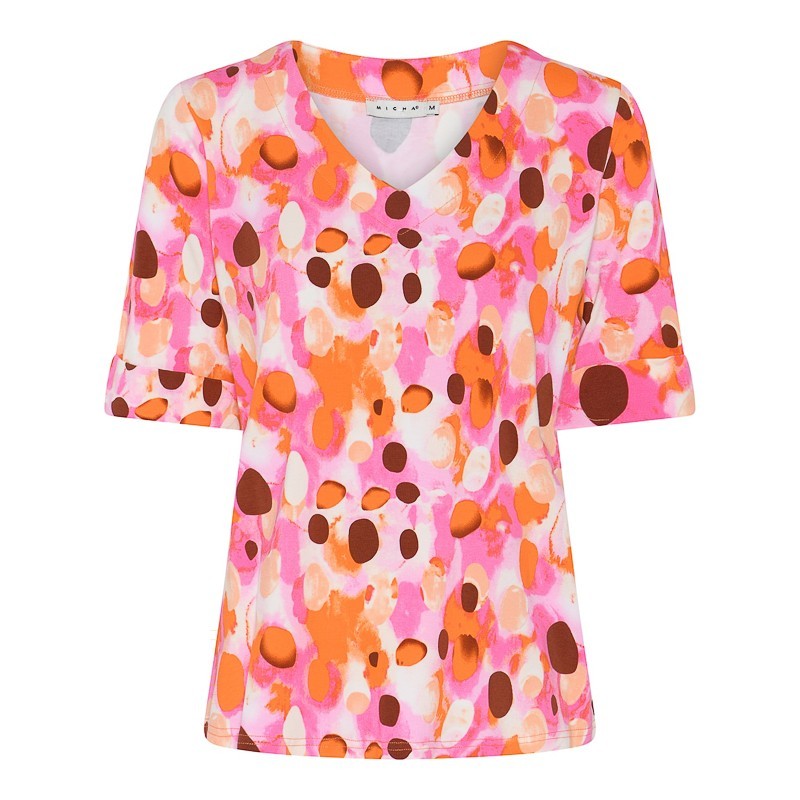V-SHIRT DOT PRINT NAVY-PRINT von MICHA STRICK