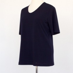V-SHIRT KZA FLIESSEND SCHWARZ von URBAN // COLLECTION