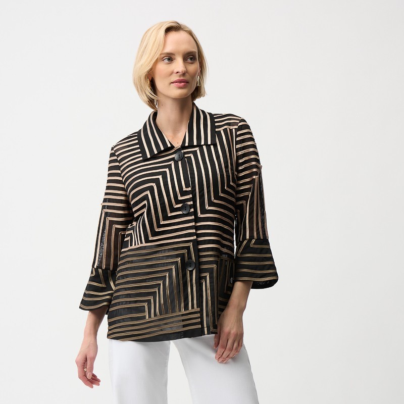 BÄNDCHEN-JACKE von JOSEPH RIBKOFF