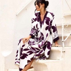 FREYA MAXI KAFTAN BLUMEN von DAVID-ICONIQUE