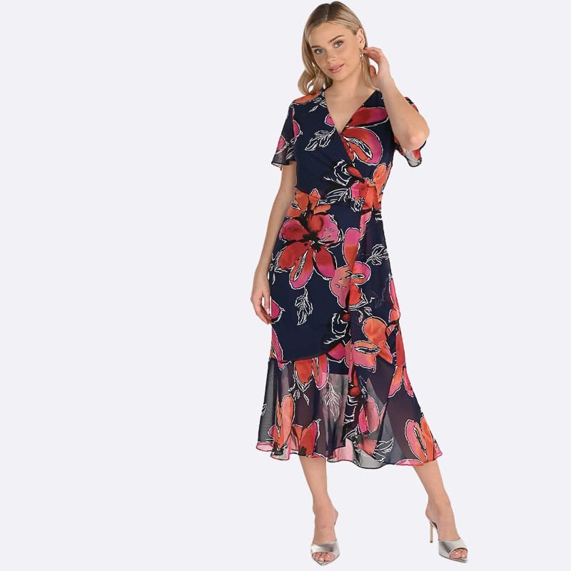 BLUMEN-KLEID von FRANK LYMAN