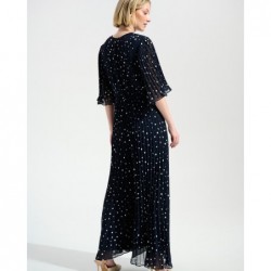 JUMP-SUIT PLISSEE von JOSEPH RIBKOFF