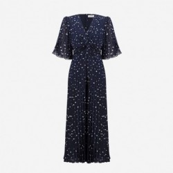 JUMP-SUIT PLISSEE von JOSEPH RIBKOFF
