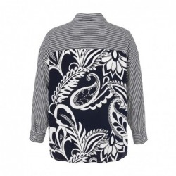 BLUSE DRUCK PATCH-OPTIK von VIA APPIA *DUE*