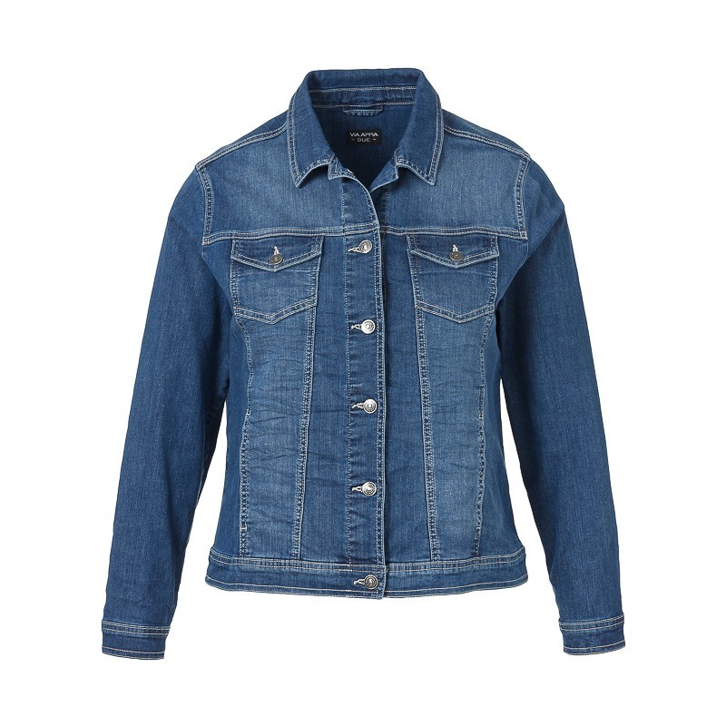 JEANS-JACKE CRASH von VIA APPIA *DUE*