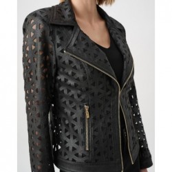 BIKER-JACKE AUSBRENNER von JOSEPH RIBKOFF