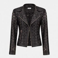 BIKER-JACKE AUSBRENNER von JOSEPH RIBKOFF