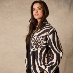 JACKE KRAGEN DRUCK von VIA APPIA *DUE*