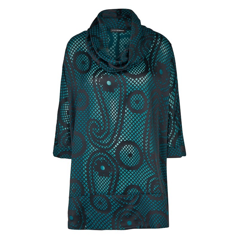 BLUSENSHIRT IN-SICH SCHWARZ von DORIS STREICH