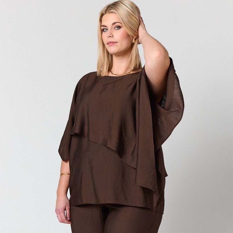 ATHENA BLUSE LAGENLOOK von GOZZIP