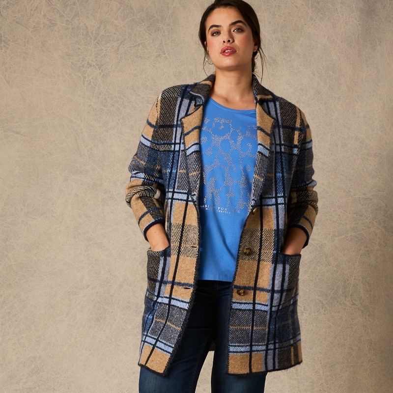 LONG-JACKE JAQUARD von VIA APPIA *DUE*