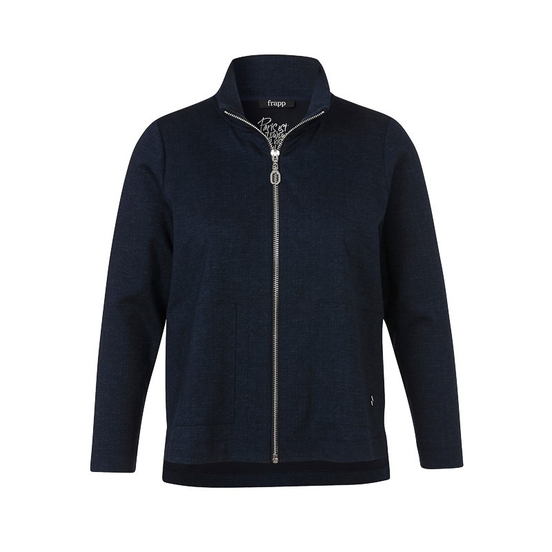 JERSEY-JACKE ZIPP von FRAPP
