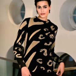 PULLOVER 2-FÄRBIG von TIA - LONDON