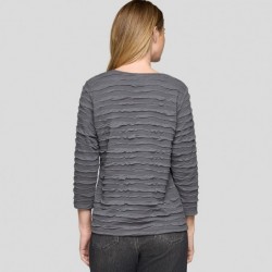 SHIRT STRUKTUR UNI SCHWARZ von RABE
