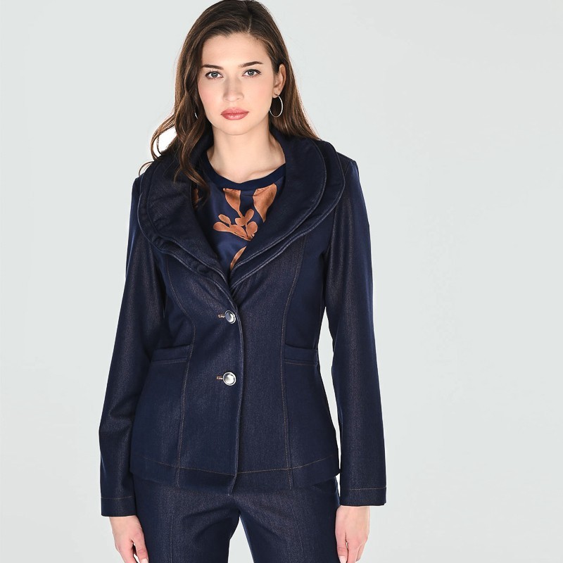 JEANSBLAZER SCHALKRAGEN von FRANK LYMAN
